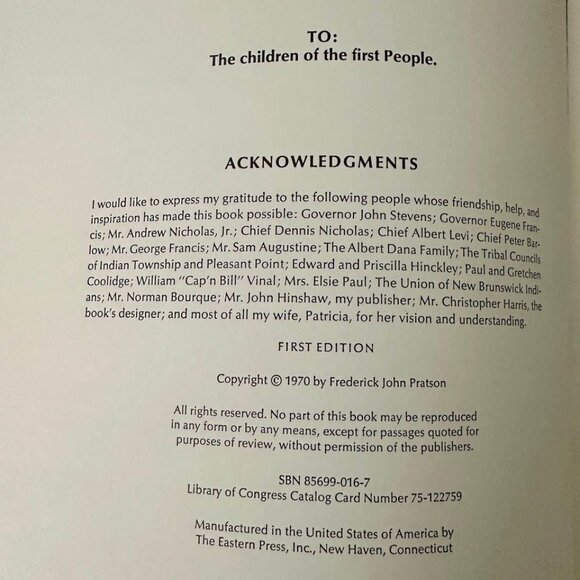 Land of the Four Directions 1970 Book - Picture 4 of 4